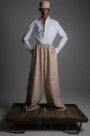 ultra wide trouser pollack tweed