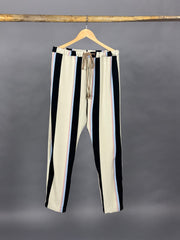 classic drawstring trouser marina stripe