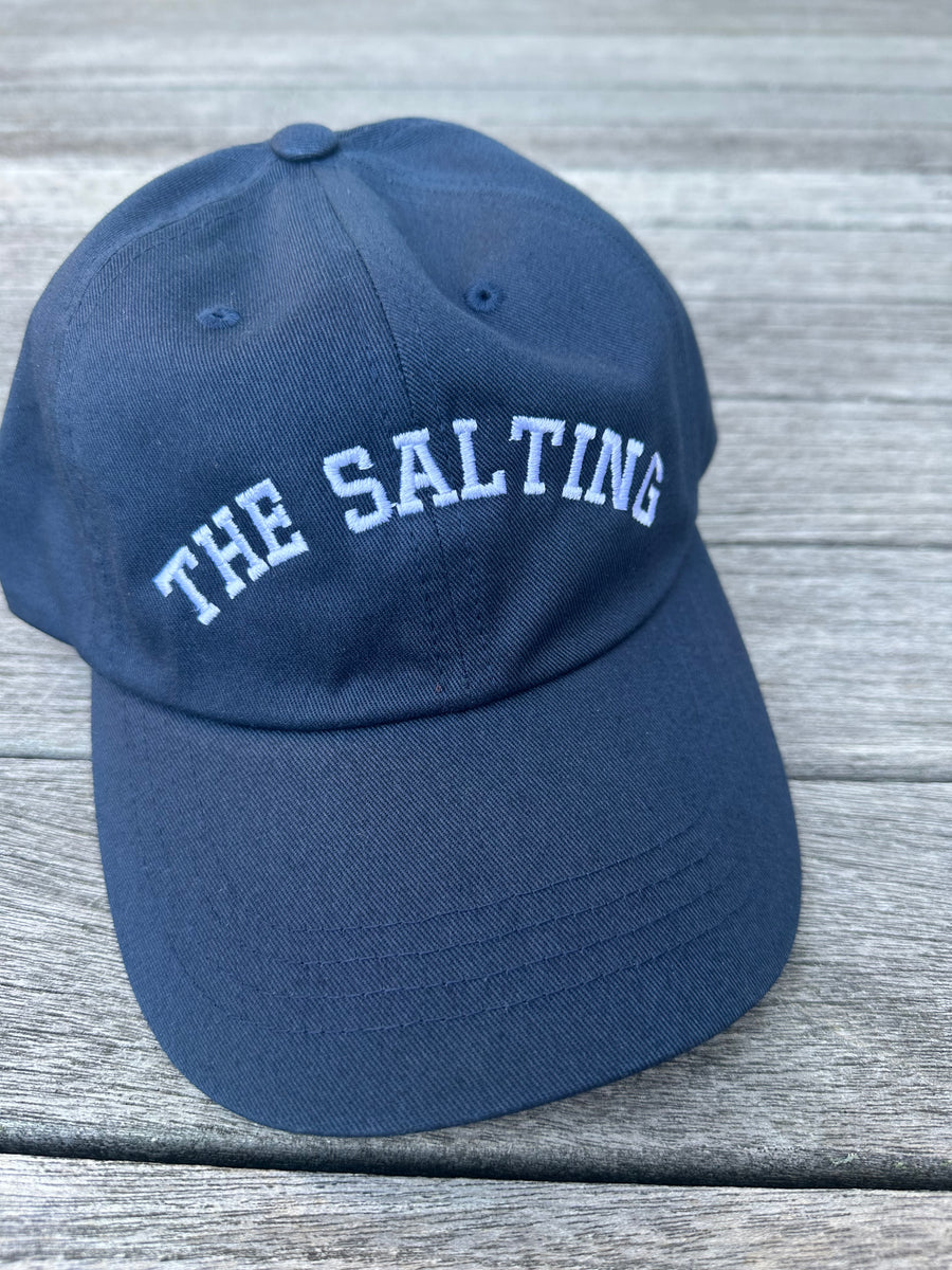embroidered varsity cap - navy