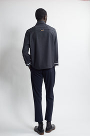 dock shirt jacket - charcoal