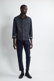dock shirt jacket - charcoal
