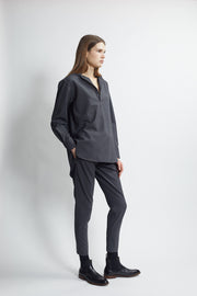 popover with collar - carbon