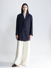 oversize blazer - marine