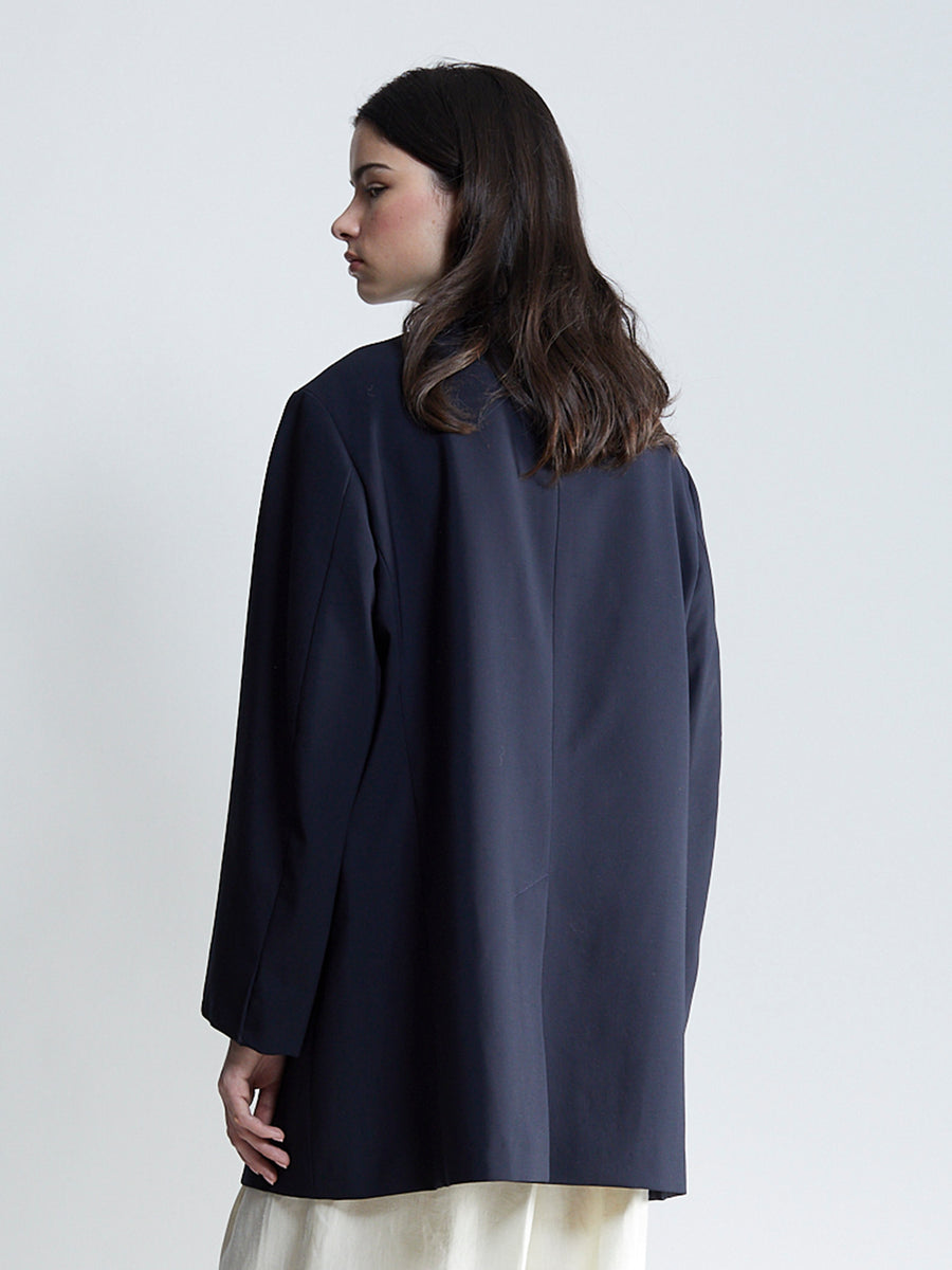 oversize blazer - marine