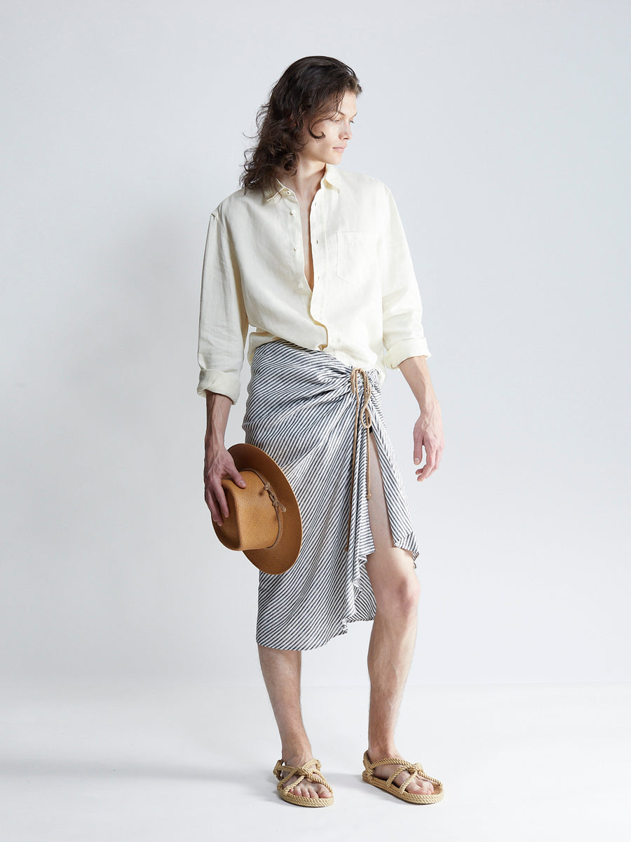pareo - ticking stripe