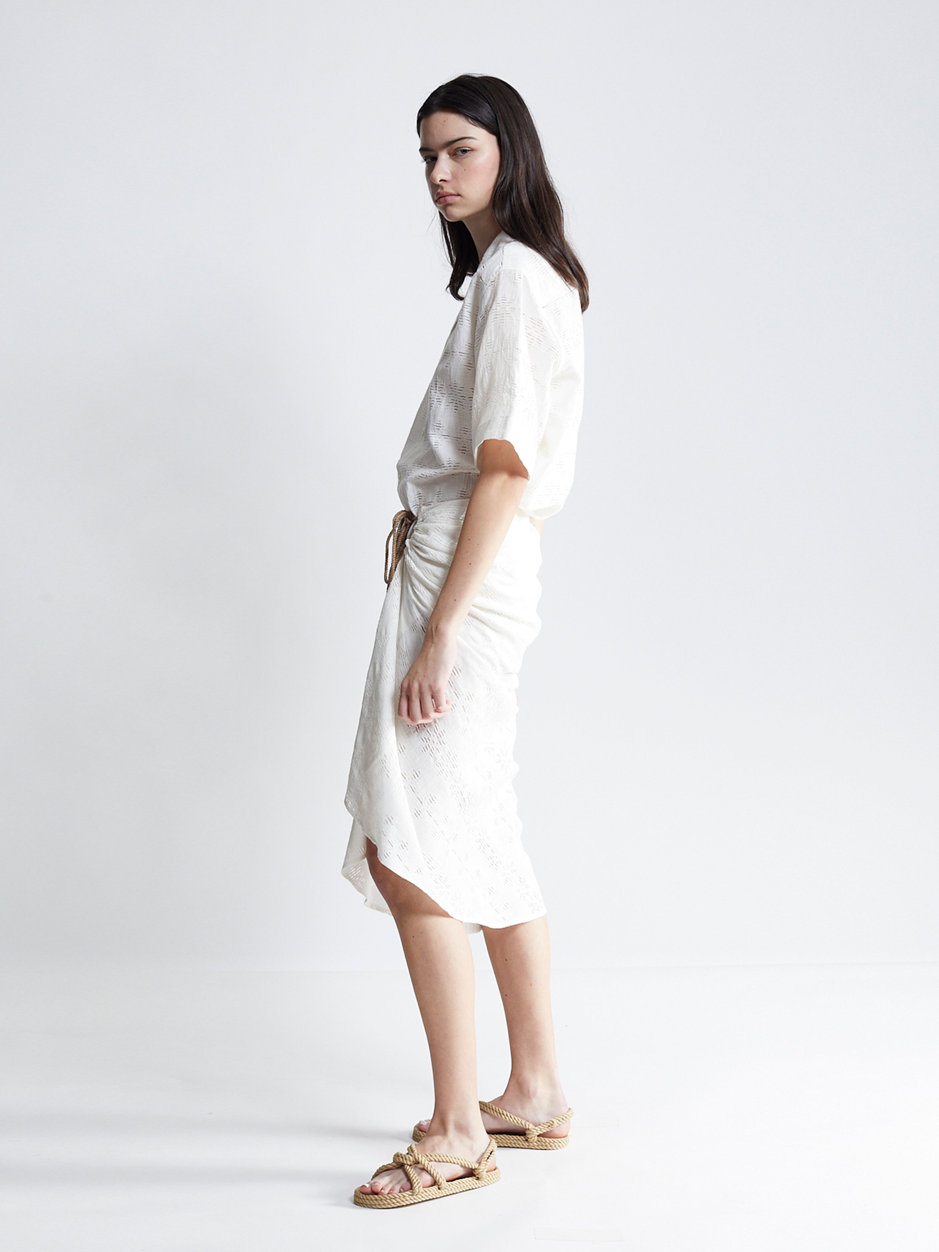 pareo - ivory jacquard
