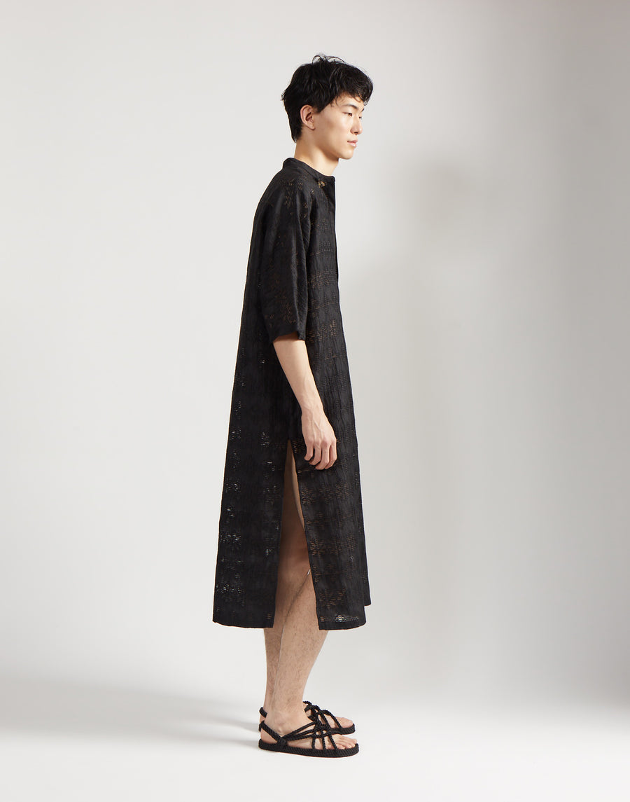 max caftan - onyx jacquard