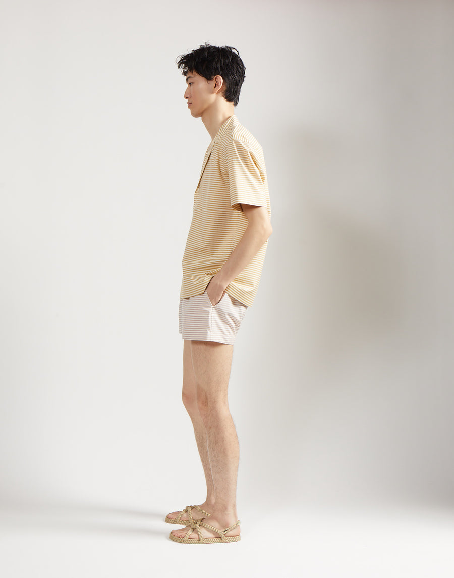 short short - pink cabana stripe