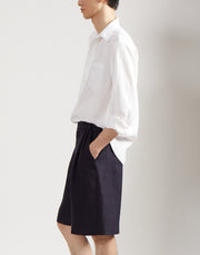 classic shirt - salt white irish linen