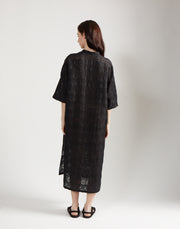 max caftan - onyx jacquard