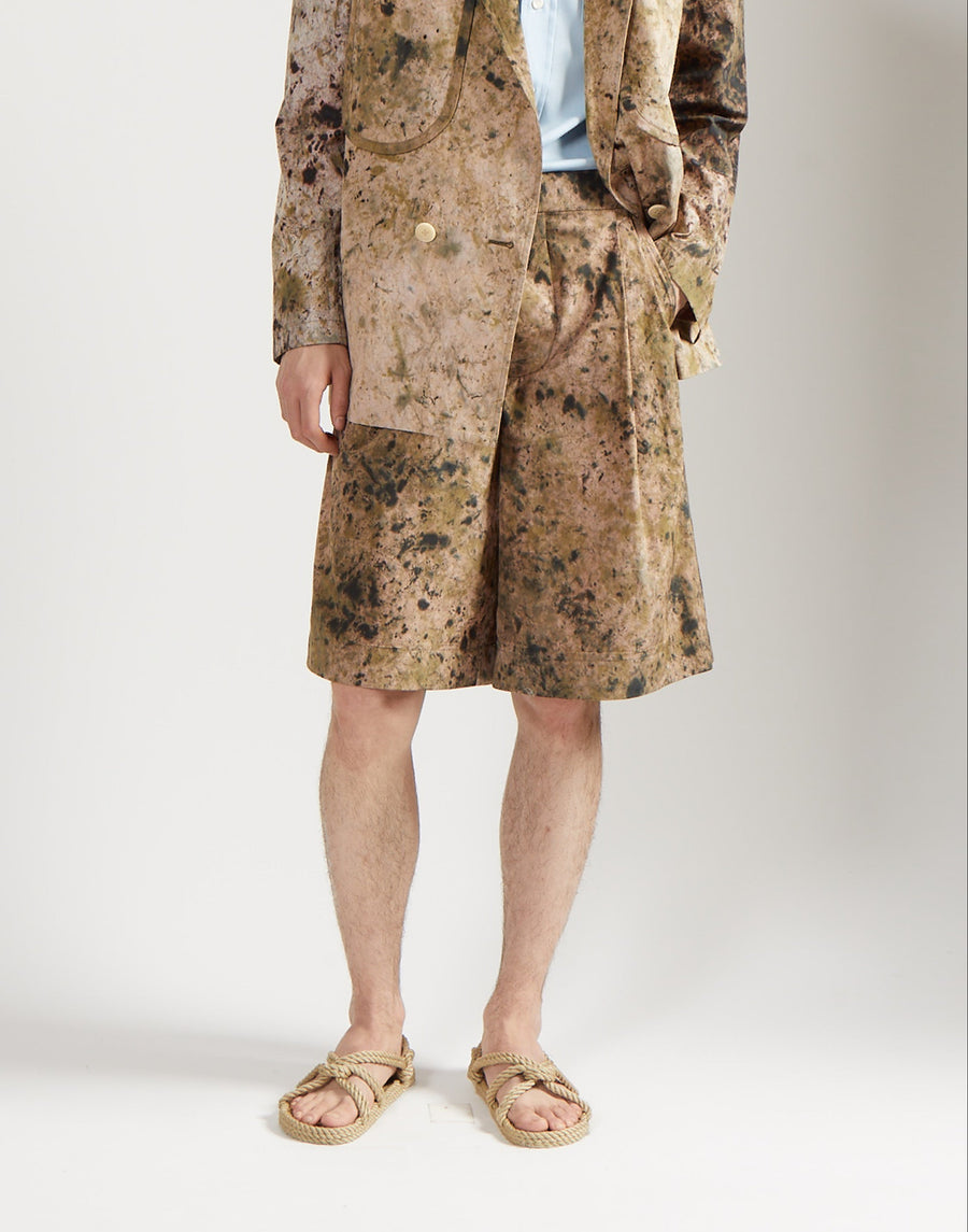 nick wooster custom collab walking short - camo