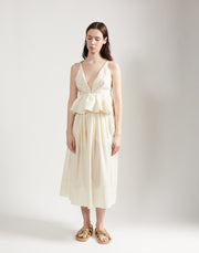 walking skirt - ivory