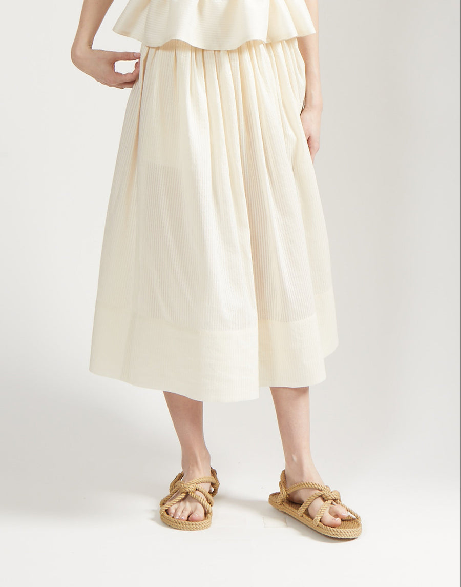 walking skirt - ivory