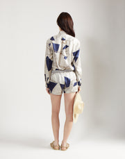 short short - regatta print