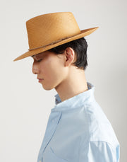 the veneto straw hat - teak