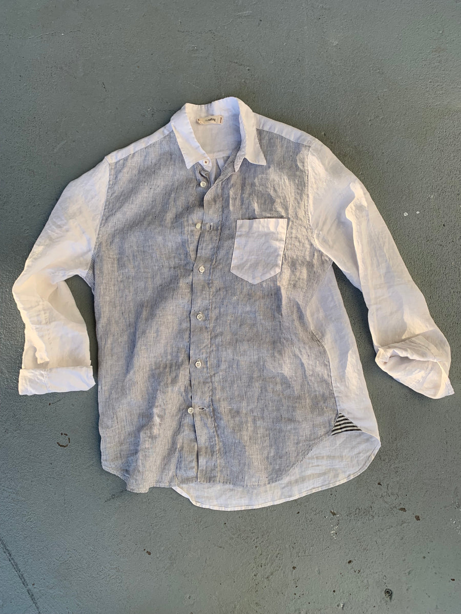 classic shirt salt/harbor stripe