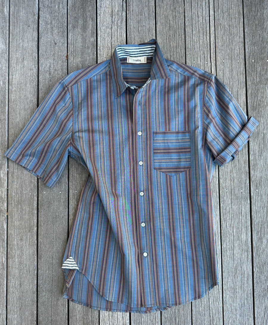 Short sleeve shirt jamesport stripe